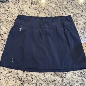Smartwool skort, merino liner shorts, side pockets